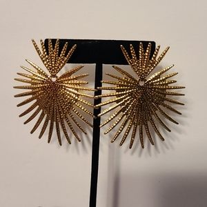 Gold Starburst earrings